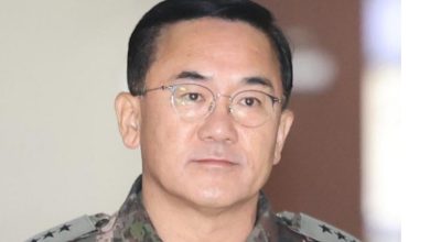 Photo of 涉参与戒严内乱！韩5名前高级将领最高判18年