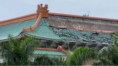Photo of 台故宫屋顶瓦片滑落 民众忧游客文物安全