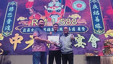 Photo of 【米都新港梅花园与佳喜园华裔居协中元宴】庄文财：整合资源推动传承 建议成立吉中元会