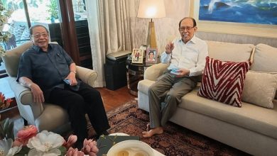 Photo of 政坛元老叙旧 慕沙希淡林吉祥畅谈国事政局