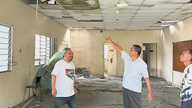 Photo of 甲洞荒废礼堂锌顶脱落 强风吹袭恐砸路人