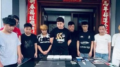 Photo of 9中国人柬搞电诈被拘 窝点竟属当地法院官员别墅