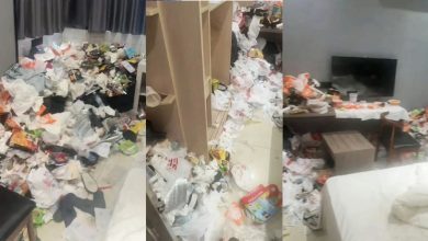 Photo of 145天不让打扫！情侣悄悄搬走  酒店房间堆满垃圾