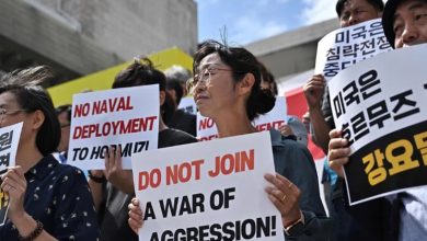 Photo of 45%韩国人反对 政府向霍峡派兵