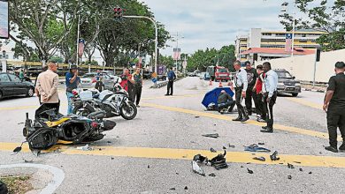 Photo of 拒路障截查撞伤交警 吸毒男逆行翻车落网