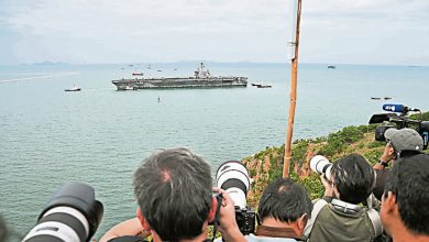 Photo of 林肯号停靠泰国5天 官兵禁入红灯区大麻店