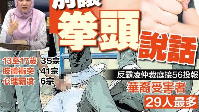 Photo of 3个月56宗霸凌案      华裔受害者29人最多