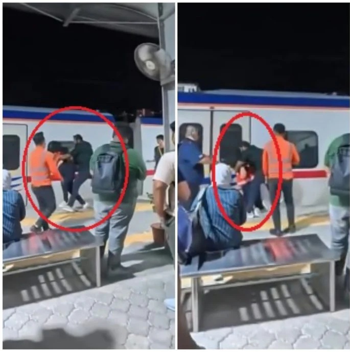 火车撞野猪致列车延误 乘客等车等到和员工在月台打架