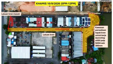 Photo of 10及11日水管工程施工 米都Kompleks Sri Putra关部分路