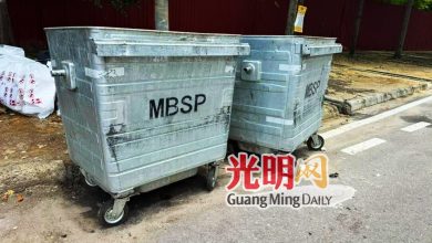 Photo of 镀锌材质 每个约2465元 威省银垃圾桶更耐用
