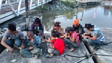 Photo of 无注册木船载8非法移民 2人跳船逃红树林