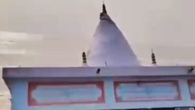 Photo of 印度恒河水位持续上涨 150年神庙瞬间被冲垮