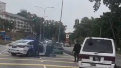 Photo of 拒查一路狂逃 匪车追尾Ativa再撞警车