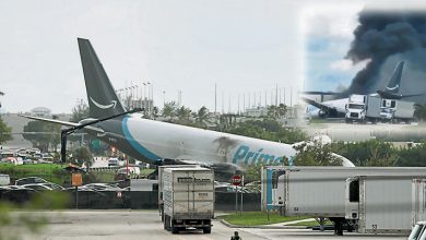 Photo of 美货机冲出跑道 撞多车5死5伤