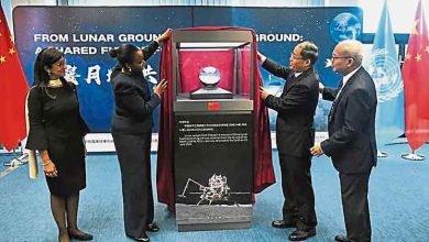 Photo of 中向联国捐赠嫦6月壤样品