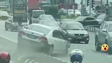 Photo of 道友遇路障拒停还撞交警 危驾冲过分界堤并逆向行驶 经查确认路税过期无照驾驶