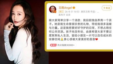 Photo of 《琅琊榜》王鸥突宣布当妈! 认独自抚养1小孩 生父身份疑曝光