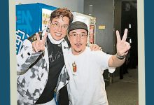 Photo of 谭咏麟红馆开唱 陈奕迅后台合照