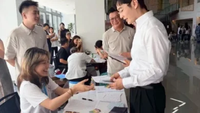 Photo of 二度报考博士获录取 黄晓明入学报到被偶遇