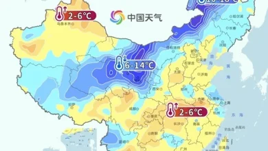 Photo of 冷空气影响中国 局地气温下降近20℃