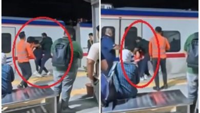 Photo of 拉务火车站乘客与员工打架 KTMB:涉事承包公司员工停职