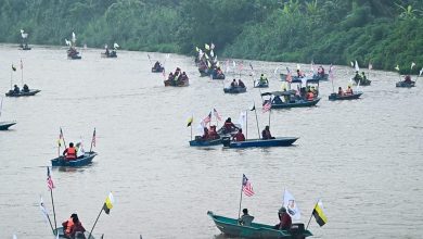 Photo of 欢庆大马日 百船巡游霹雳河