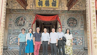 Photo of 拜访广汀会馆大伯公街福德祠 广东侨联代表抵槟交流