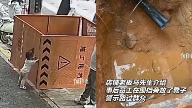 Photo of 路边游走推开施工围栏 无人看顾幼童跌2公尺深坑
