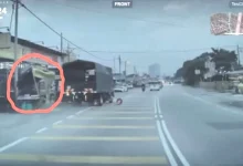 Photo of 司机疑打瞌睡惹祸  罗里撞椰浆饭店幸无伤亡