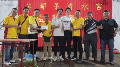 Photo of 酬神不忘公益 峇都茅清水宫捐6000令吉