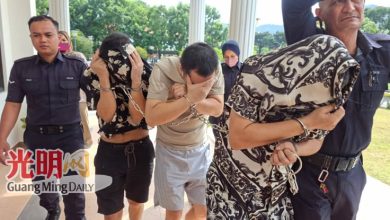 Photo of 涉嫌绑架新加坡男子 4中国男女面控