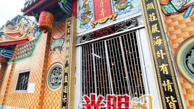 Photo of 铁门遭垃圾车失控撞及 车水路观音寺照常开放