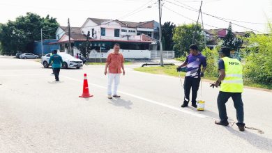 Photo of 百大年花园频传车祸 道路交通设施提升工程完成