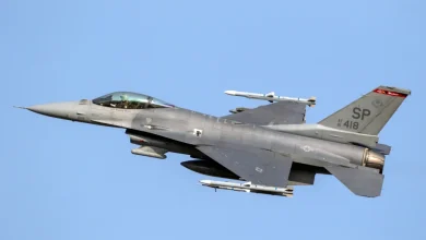 Photo of 德西部美军基地F-16战机坠毁 飞行员安全弹射逃生
