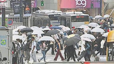 Photo of 东京打破纪录 连续34天降雨