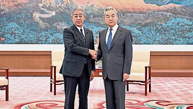 Photo of 晤日本前外长 王毅强调反省历史
