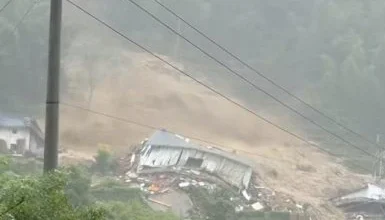 Photo of 中国江西遂川泥石流   3人遇难9人失联