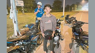 Photo of 依城警取缔公路流氓 捕6男女充公7摩多