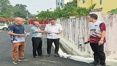 Photo of 关东峇鲁新村获20万 6条巷道路完成重铺