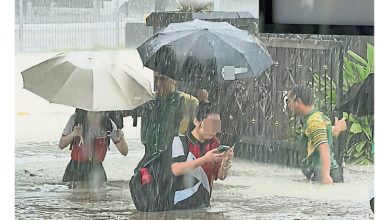 Photo of 新山大雨多处淹水 幼儿园44师生一度受困