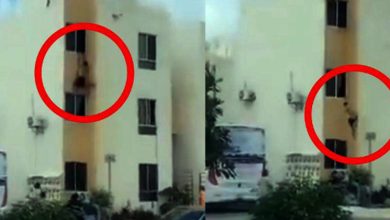 Photo of 疑幽会人妻遇夫捉奸！ 小王半裸攀窗逃走　悬挂3楼失手坠地