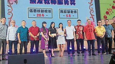 Photo of 【马章武莫啟新学校教师节宴】何秋福：紧密合作三机构 董事会关注师生需求