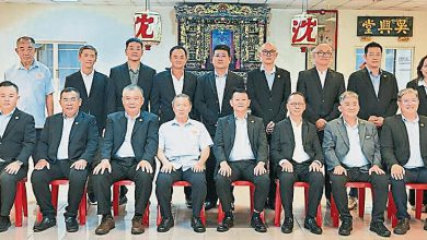 Photo of 北马沈氏宗祠理事会就职 沈更生蝉联会长