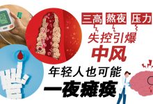 Photo of 【健康警讯专题(下)】三高熬夜压力失控引爆中风 年轻人也可能一夜瘫痪