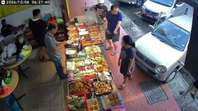 Photo of 轿车失控撞入店 客人食物全撞翻