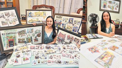 Photo of 洪峻颖白袍下的调色盘 藉画笔纾压疗疾