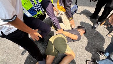 Photo of 隆闹市警匪追逐 嫌犯疑图抢摩多逃跑
