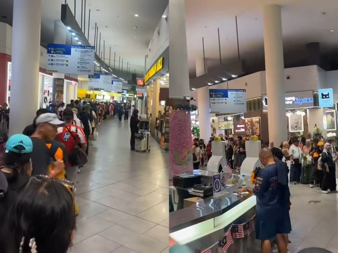 F1散场塞爆KLIA2 观赛者苦等ERL Grab飙至150令吉