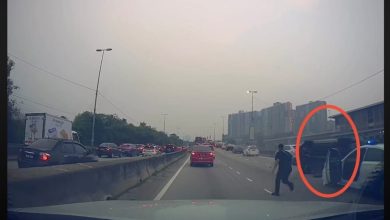 Photo of 毒品前科男连撞多车 警方开枪制伏 警员也受伤
