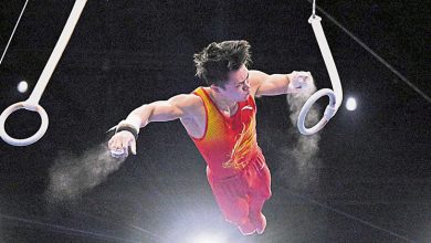 Photo of 世锦赛男吊环 兰星宇隔5年再称王